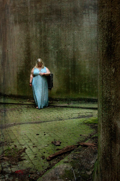 Photograph Pauli Langbein Koenders Girl In A Blue Dress on One Eyeland
